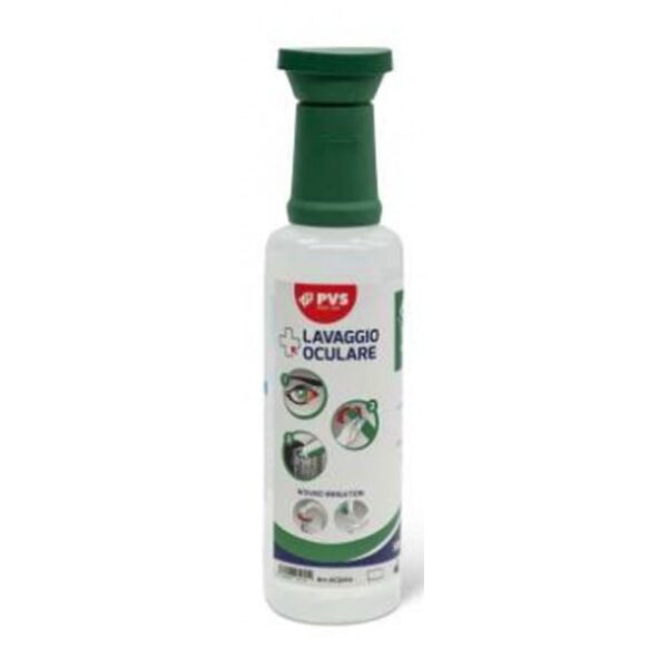 Φιάλη πλύσης ματιών PVS με φυσιολογικό ορό (Eye Wash Bottle) – 500 ml