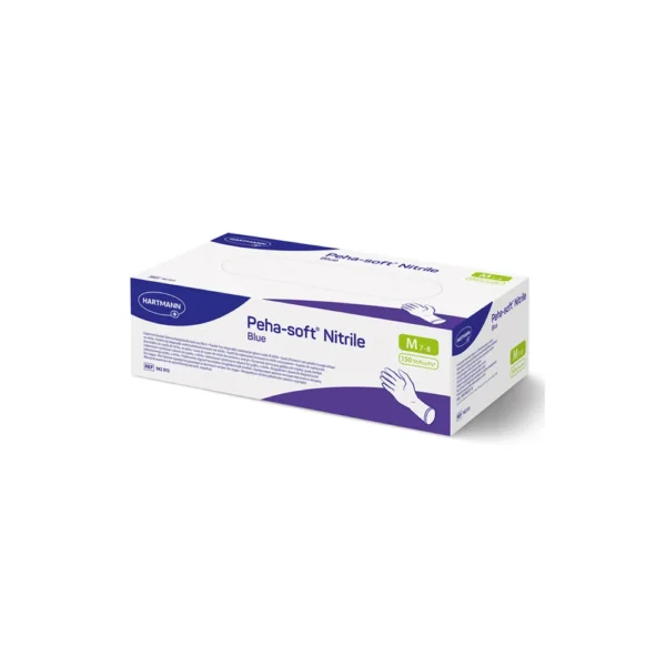 Γάντια νιτριλίου χωρίς πούδρα PEHA Soft Nitrile Fino μπλε (Nitrile Gloves) – 150 τεμ.