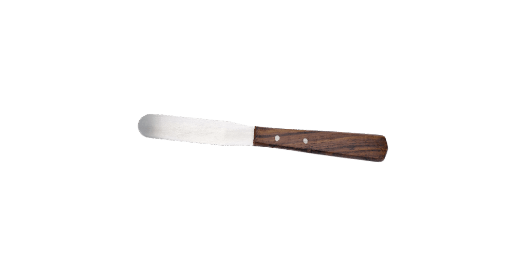 Σπάτουλα εργαστηρίου με ξύλινη λαβή 10 cm DOLPHIN (Lab Spatula)