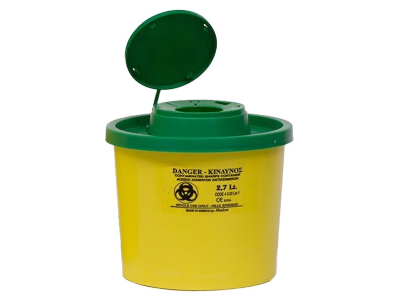 Κυτίο απόρριψης βελονών (Sharps Container)