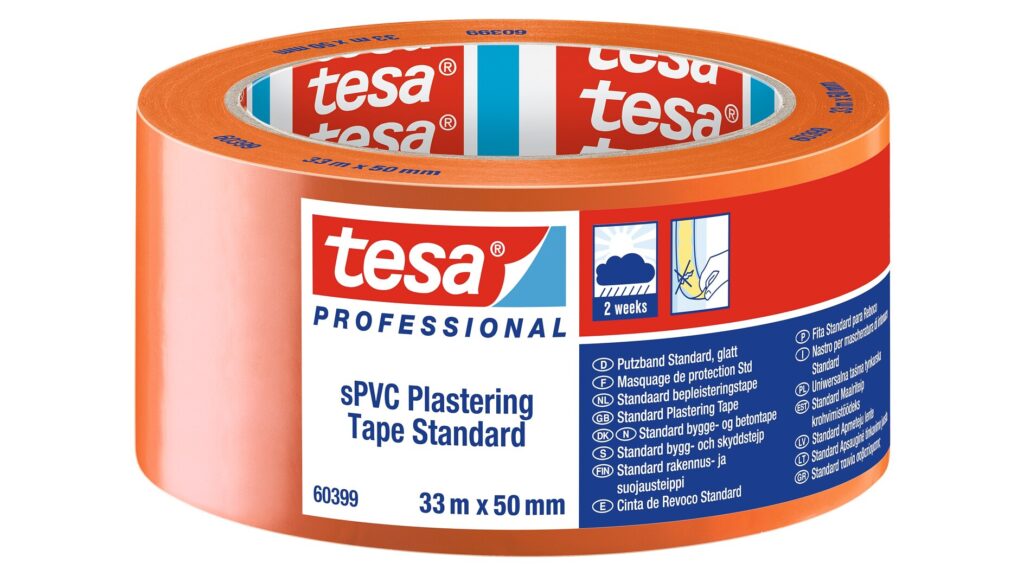 Ταινία σοβατίσματος tesa® Professional 60399 sPVC (Plastering Tape)