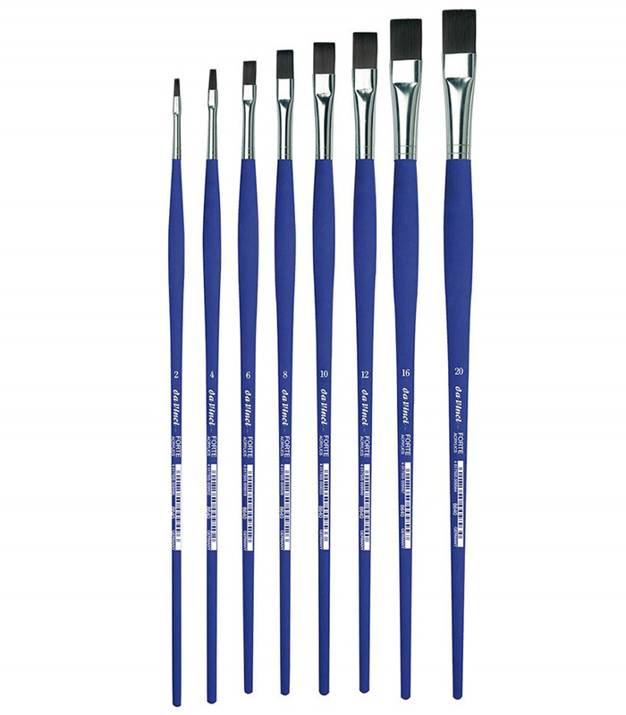 Πινέλο ακρυλικών πλακέ Da Vinci Forte Acrylics (Flat Brush)
