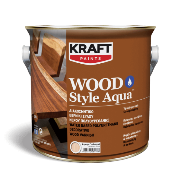 Wood Style Aqua™ – Διακοσμητικό βερνίκι ξύλου νερού (Water-Based Wood Varnish)