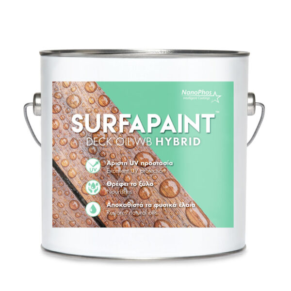 SurfaPaint™ Deck Oil WB Hybrid – Υβριδικό λάδι προστασίας ξύλου (Wood Deck Oil)