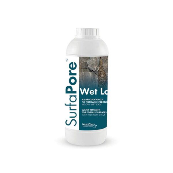 SurfaPore™ Wet Look – Υδαταπωθητικό εμποτισμού με όψη βρεγμένου (Water Repellent, Wet Look)
