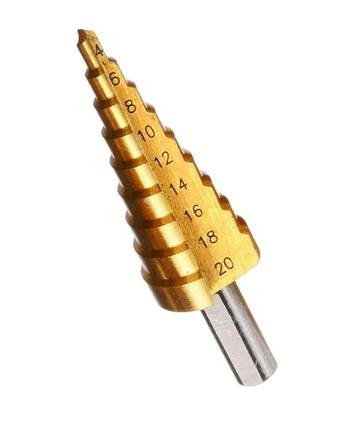 Φρέζες διαβάθμισης με επικάλυψη τιτανίου (Step Drill Bits)