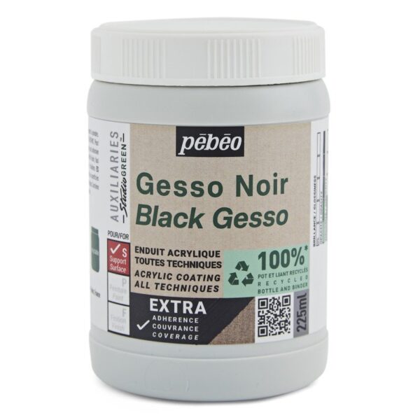 Pebeo Origin – Μαύρο gesso (Black Gesso)