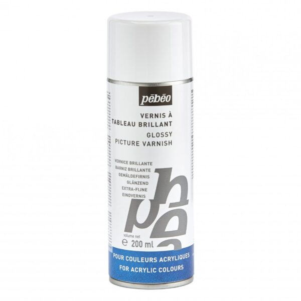 Pebeo Artist Acrylics – Βερνίκι διαλύτη σε σπρέι (Solvent Based Spray Varnish)
