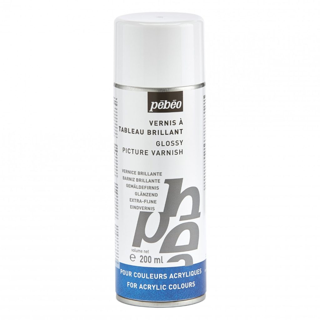Pebeo Artist Acrylics – Βερνίκι διαλύτη σε σπρέι (Solvent Based Spray Varnish)