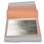 Giusto Manetti Battiloro – Φύλλα καθαρού ασημιού 9,5×9,5 cm, κολλητά (Pure Silver Leaf, Transfer)