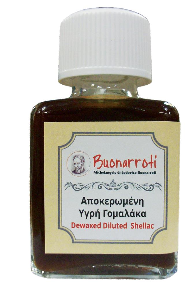 Buonarroti Αποκερωμένη υγρή γομαλάκα ξανθιά 75 ml (Dewaxed Liquid Shellac)