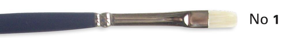 Art & Hobby 1150B – Πλακέ πινέλα από τρίχα χοίρου (Hog Bristle Flat Brushes)