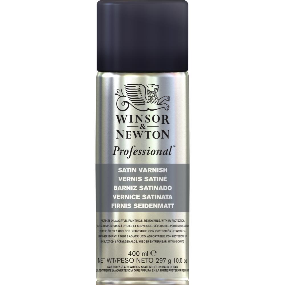 Winsor & Newton Professional Satin Varnish Spray 400 ml – Σατινέ βερνίκι σε σπρέι (Satin Varnish Spray)