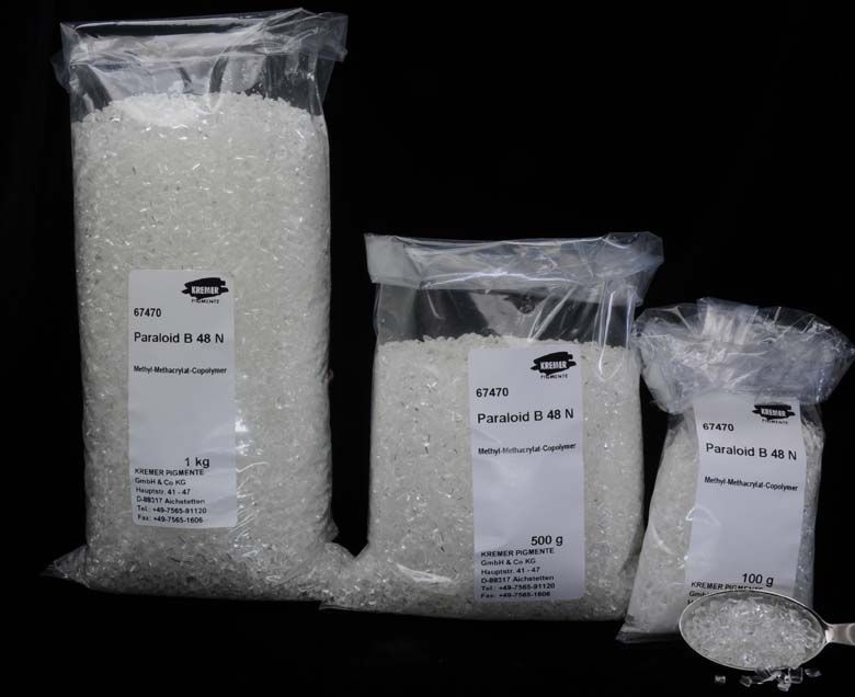 Kremer Paraloid B 48 N – Ακρυλική ρητίνη Paraloid B-48N (Paraloid™ B 48 N)
