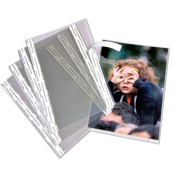 Lineco Photo Mounting Sleeves – Αυτοκόλλητες θήκες πολυεστέρα στερέωσης φωτογραφιών