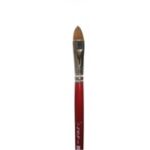 Art & Hobby S435 – Πινέλο οβάλ από τρίχα κάστορα Red Sable (Red Sable Oval Brush)