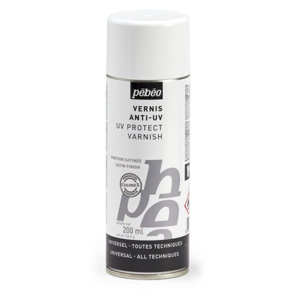 Pebeo – Βερνίκι προστασίας UV σε σπρέι 200 ml (UV Protect Varnish)