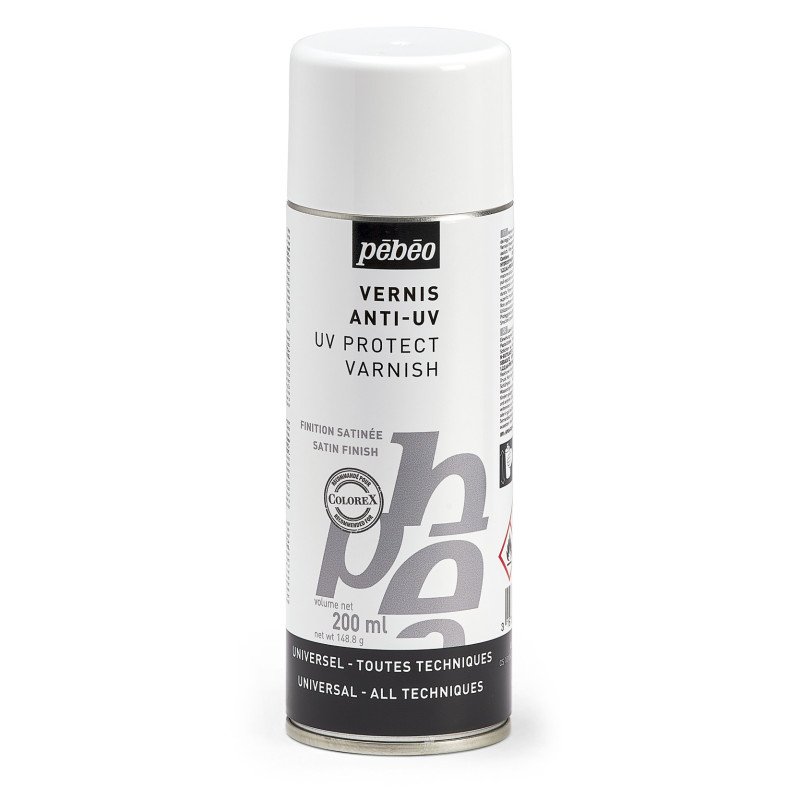 Pebeo – Βερνίκι προστασίας UV σε σπρέι 200 ml (UV Protect Varnish)