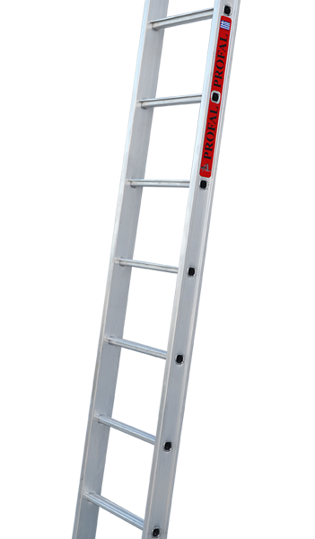 Profal PRO – Μονή σκάλα αλουμινίου επαγγελματική (Single Aluminium Ladder)