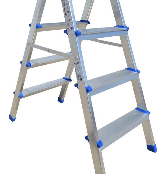 Profal DUO – Σκαλάκι αλουμινίου διπλής ανάβασης (Double-sided Aluminium Step Stool)
