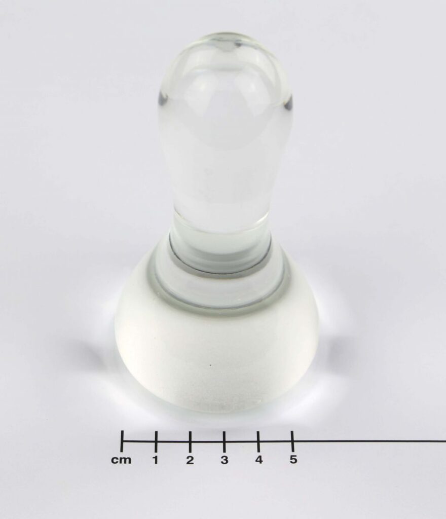 Kremer Glass Mullers, high (small / large) – Ψηλός γυάλινος τριβέας χρωμάτων (Glass Muller, high)