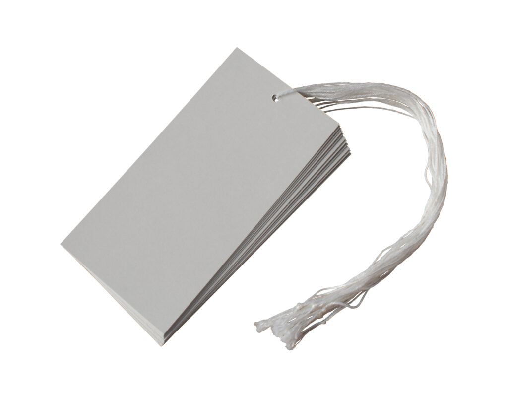 ID Tags – Ετικέτες ανάρτησης από αρχειακό χαρτόνι με βαμβακερό κορδόνι (Archival Identification Tags)