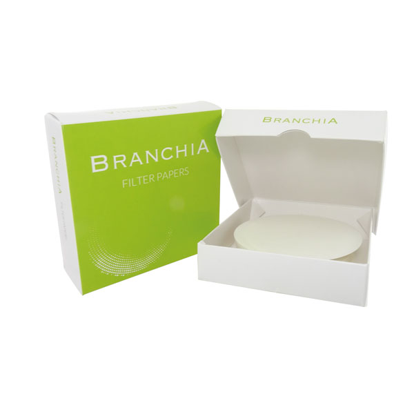 Labbox BRANCHIA – Διηθητικό χαρτί ποιοτικό, μεσαίας ροής, δίσκοι Ø 90 mm (Qualitative Filter Paper)