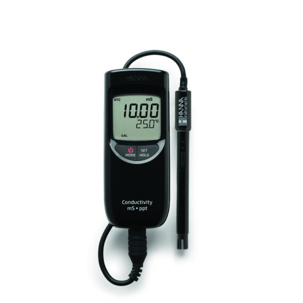 Hanna HI99301 – Φορητό αγωγιμόμετρο EC/TDS υψηλής κλίμακας (Portable High Range EC/TDS Meter)