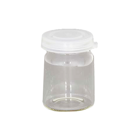 Kremer Glass with snap-on cover, 10 ml – Γυάλινο φιαλίδιο με κούμπωμα 10 ml (25 τεμ.)