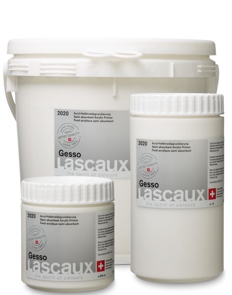 Lascaux Gesso – Ακρυλική ημι-κιμωλιακή προετοιμασία (Acrylic Gesso)