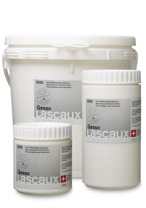 Lascaux Gesso – Ακρυλική ημι-κιμωλιακή προετοιμασία (Acrylic Gesso)