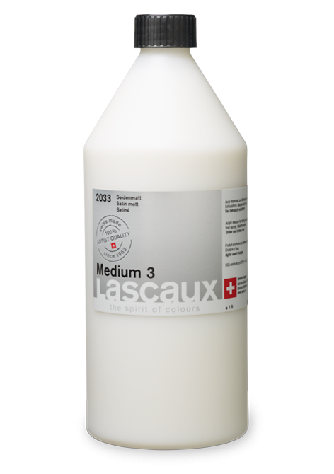 Lascaux Medium 3 – Ακρυλικό μέσο σατινέ (Acrylic Medium Satin)