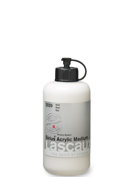 Lascaux Sirius® Acrylic Medium – Βαθύ ματ ακρυλικό μέσο (Deep Matt Medium)