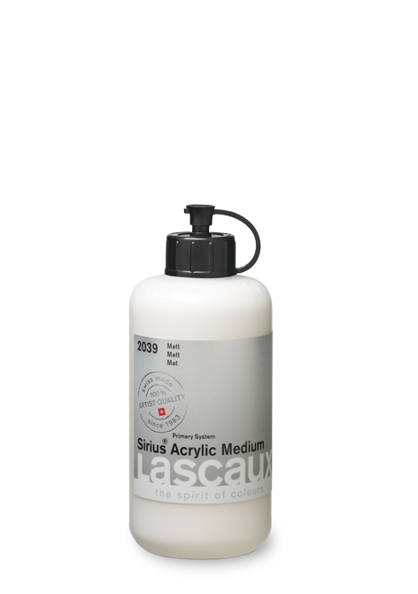 Lascaux Sirius® Acrylic Medium – Βαθύ ματ ακρυλικό μέσο (Deep Matt Medium)