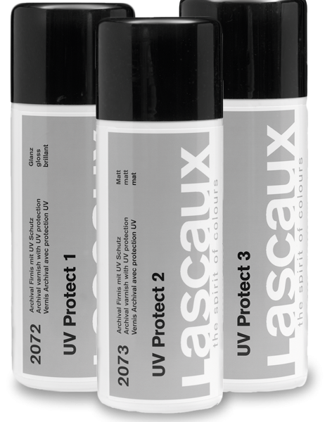 Lascaux UV Protect 1 – Βερνίκι UV σε σπρέι, γυαλιστερό (UV Varnish Spray Gloss)