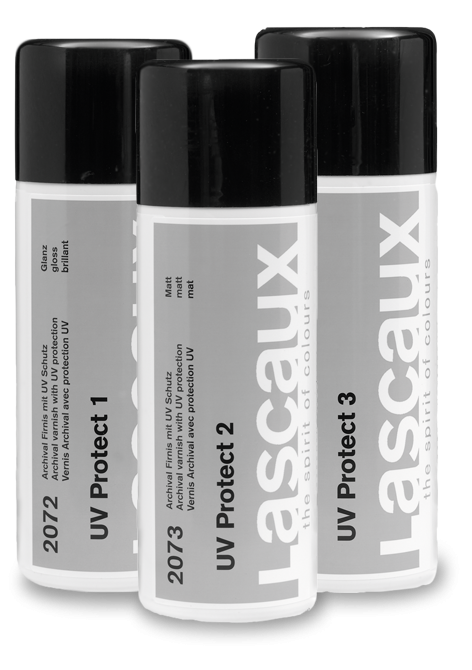 Lascaux UV Protect 1 – Βερνίκι UV σε σπρέι, γυαλιστερό (UV Varnish Spray Gloss)