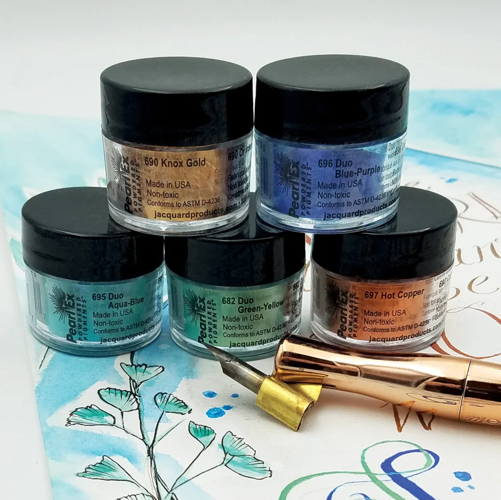 Jacquard Pearl Ex – Μεταλλικές & περλέ χρωστικές σε σκόνη (Powdered Pigments)