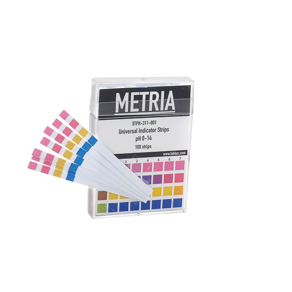 Labbox – Ταινίες δείκτη pH με 4 πεδία (pH Indicator Strips)