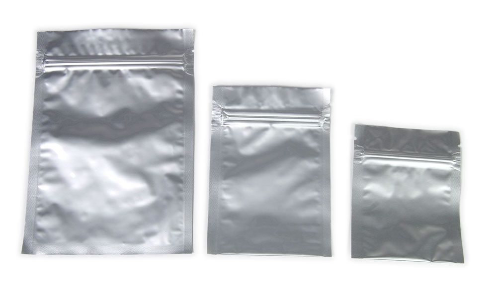 LLFA Σακούλες φραγμού αλουμινίου με κλείσιμο zip (Aluminium Barrier Pouches with Grip Closure)