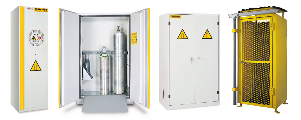 Chemisafe FIRE BOMB & BBASIC – Ερμάρια φιαλών αερίων (Gas Cylinder Cabinets)