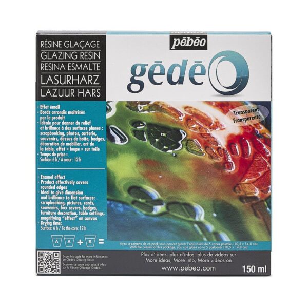 Pebeo Gédéo – Ρητίνη επικάλυψης (Glazing Resin Kit)