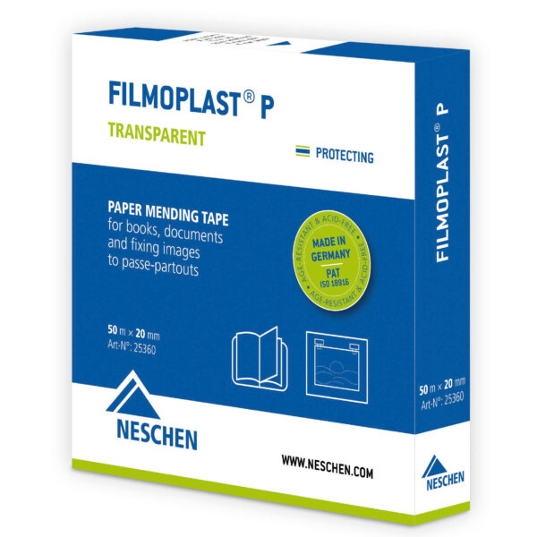 Archivbox Filmoplast – Αυτοκόλλητη ταινία αποκατάστασης χαρτιού Filmoplast (Neschen) (Filmoplast Paper Repair Tape)