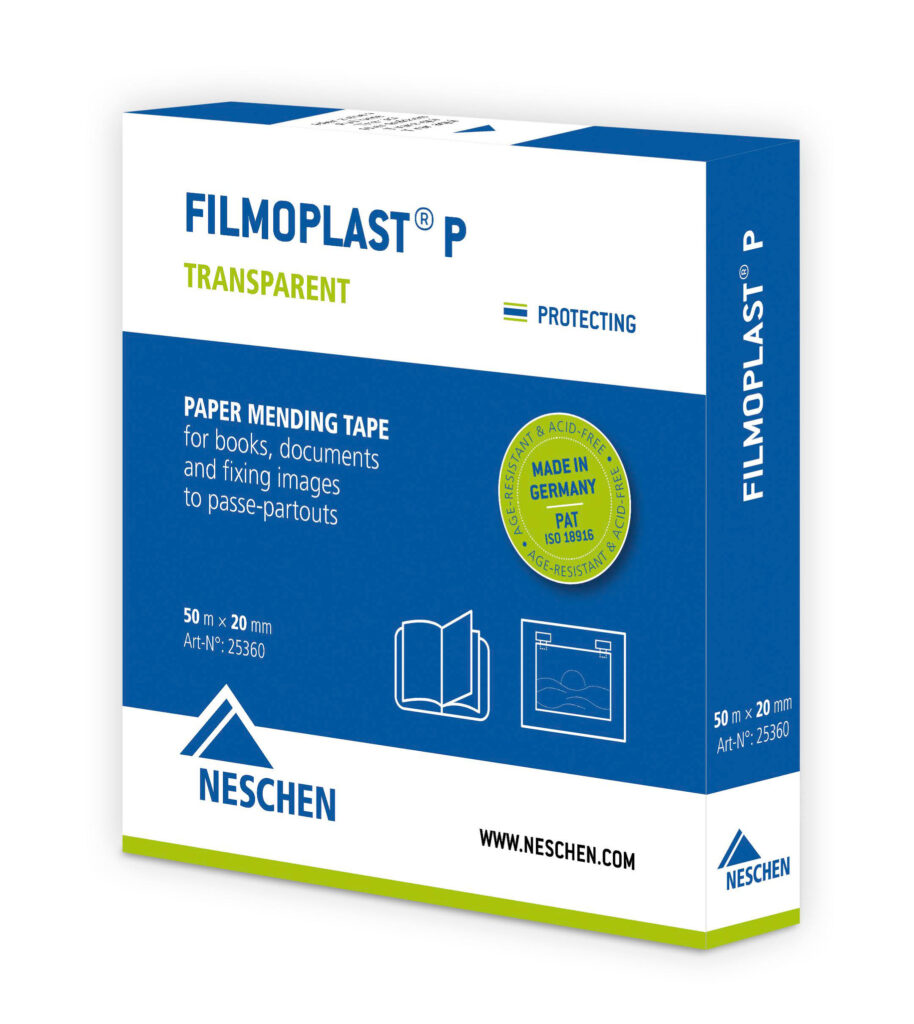Filmoplast – Αυτοκόλλητη ταινία αποκατάστασης χαρτιού Filmoplast (Neschen) (Filmoplast Paper Repair Tape)