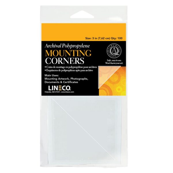 Lineco Polypropylene Mounting/Framing Corners – Γωνίες στερέωσης/κορνιζαρίας πολυπροπυλενίου