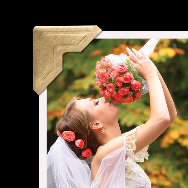 Lineco Self-Adhesive Photo Corners – Αυτοκόλλητες χάρτινες γωνίες φωτογραφιών