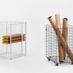 EMME – Καλάθια & αρχειοθήκες ρολών από μεταλλικό πλέγμα (Wire Roll Files)