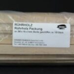 Kremer Wooden Stirrers, 100 pcs – Ξύλινοι αναδευτήρες οξιάς (Wooden Stirrers)