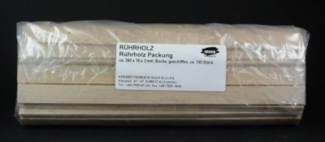 Kremer Wooden Stirrers, 100 pcs – Ξύλινοι αναδευτήρες οξιάς (Wooden Stirrers)